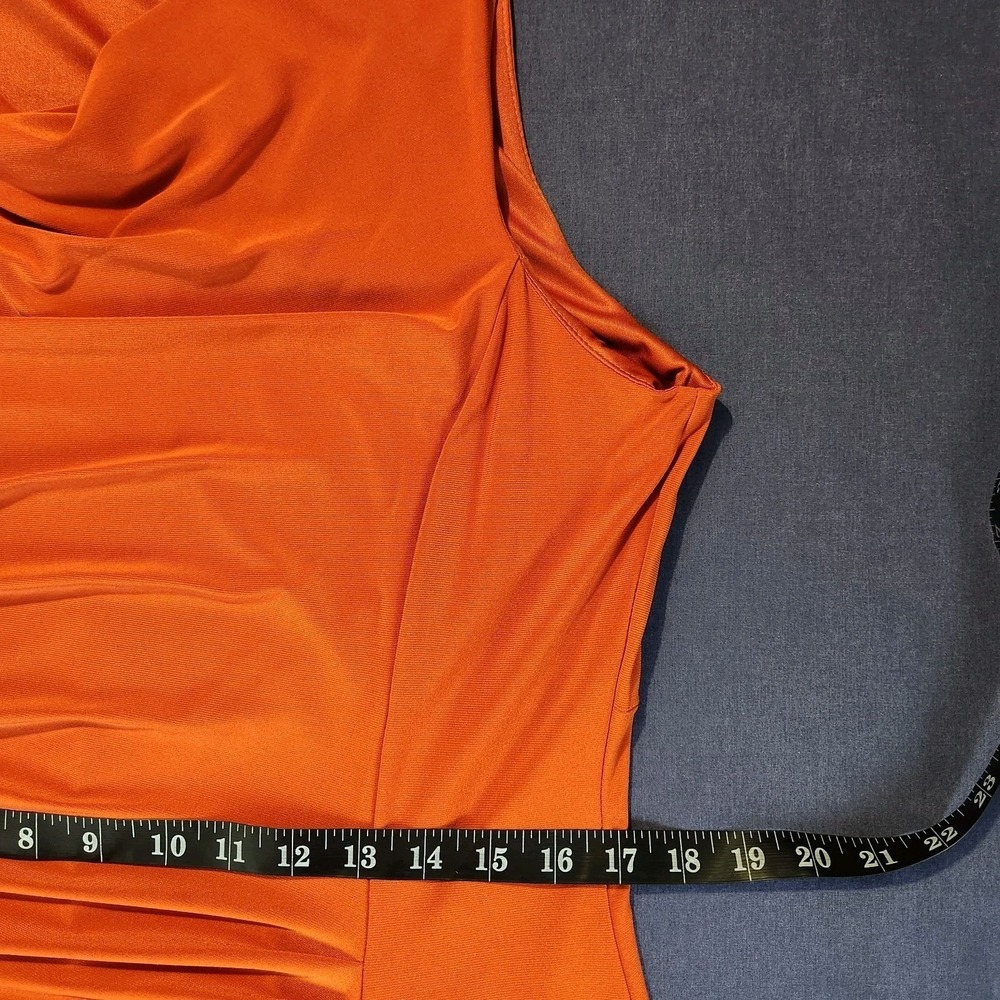 Jones Wear Dress* Cowl Front Jersey Minimalist/Quietluxury/Classic Midi Dress L* - Picture 7 of 9